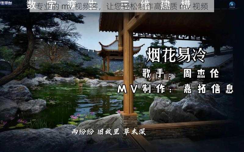 专业的 mv 视频客,让您轻松制作高品质 mv 视频
