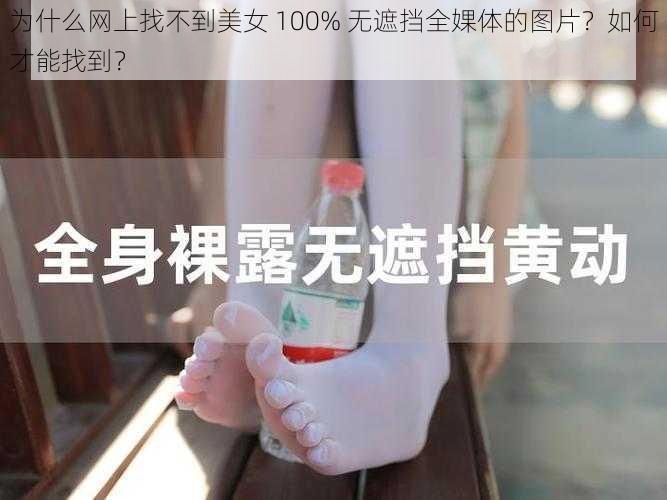 为什么网上找不到美女 100% 无遮挡全婐体的图片？如何才能找到？